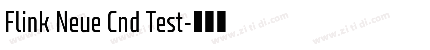 Flink Neue Cnd Test字体转换 Flink Neue Cnd Test字体转换